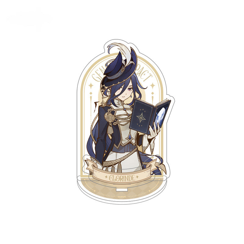 Genshin Impact Badge Standee Fridge Magnet Hunt the Shadow Series