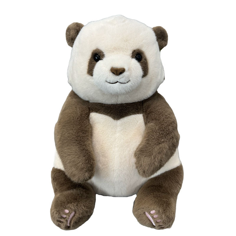 High-quality plush texture and official CCTV iPanda merchandise tag on the superstar panda.