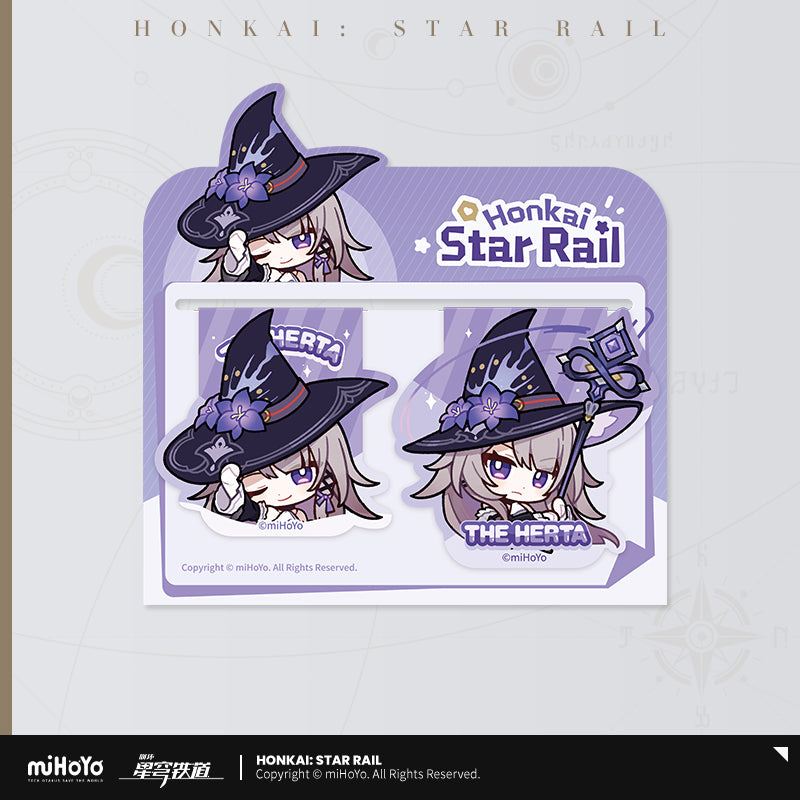 Honkai: Star Rail Soft Magnetic Bookmark Set Pom - Pom Exhibition Hall Series