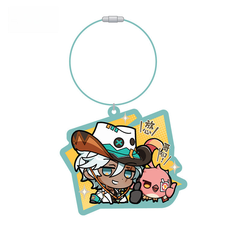 Genshin Impact Chibi Emoticon Series Acrylic Pendant