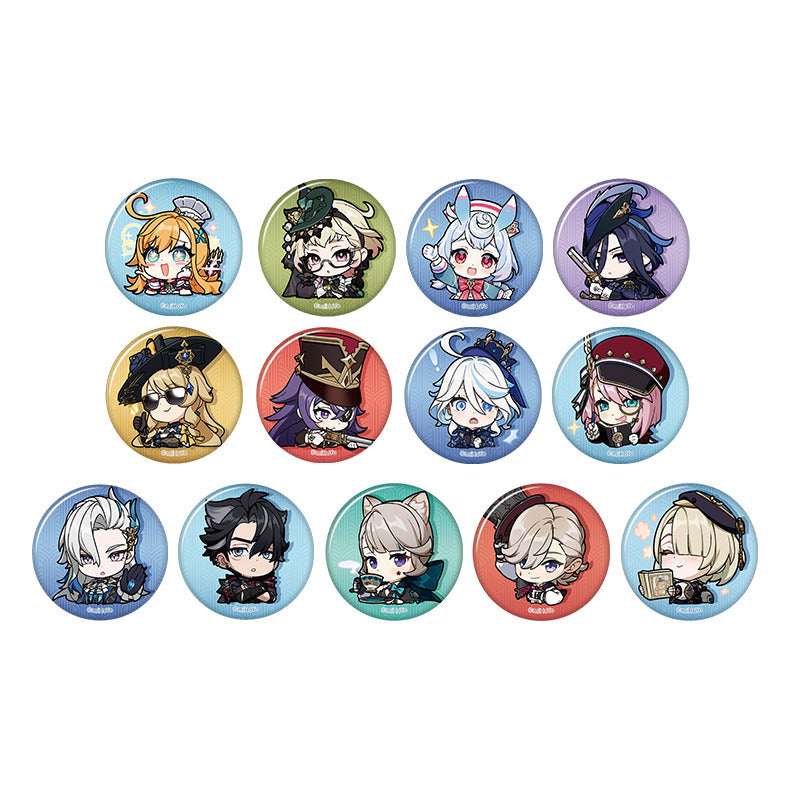 Genshin Impact Badge Q Version Emoticon Series