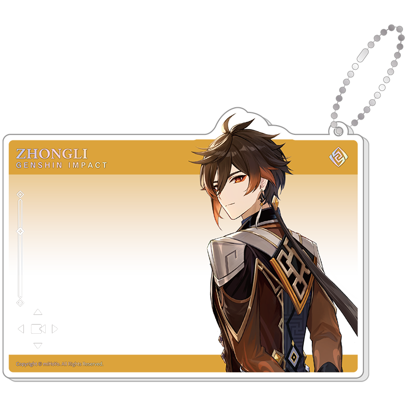 Genshin Impact Character Acrylic Group Photo Card Anniversary Celebration Series