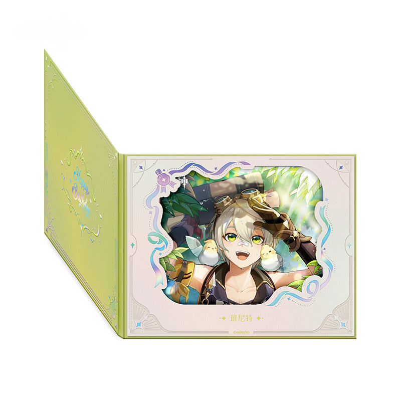 Pre-order Genshin Impact Flip Style Flower Window Colored Paper 2025 Day of Destiny Series