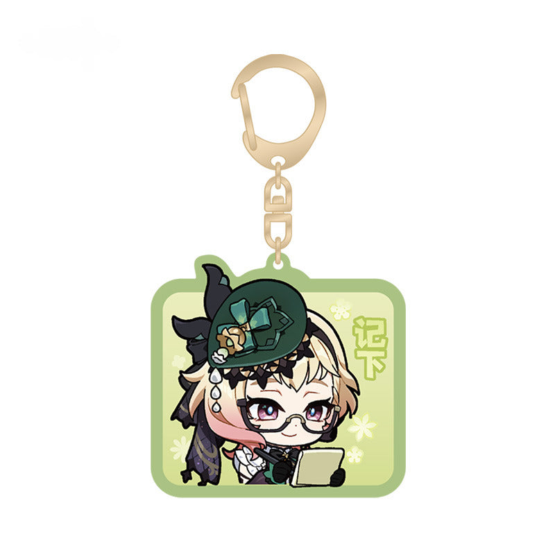 Genshin Impact Acrylic Pendant Q Version Emoticon Series