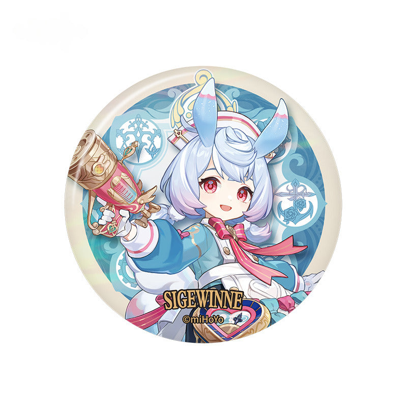 Genshin Impact Badge Fontaine Court Theme