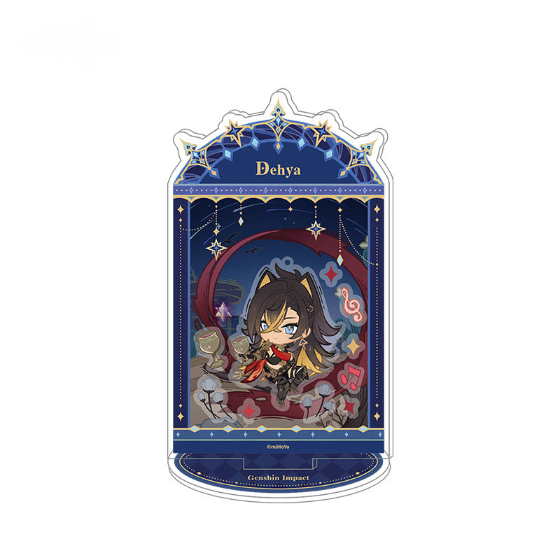 Genshin Impact Acrylic Shaker Set Stand Starlight Letter Series