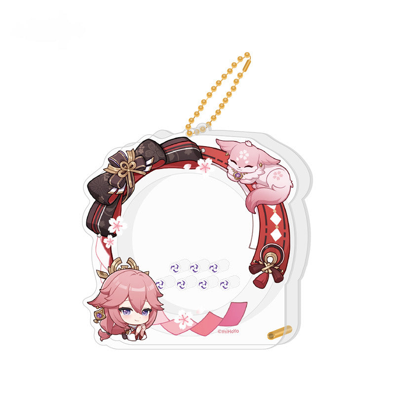 Genshin Impact Badge Acrylic Storage Cover