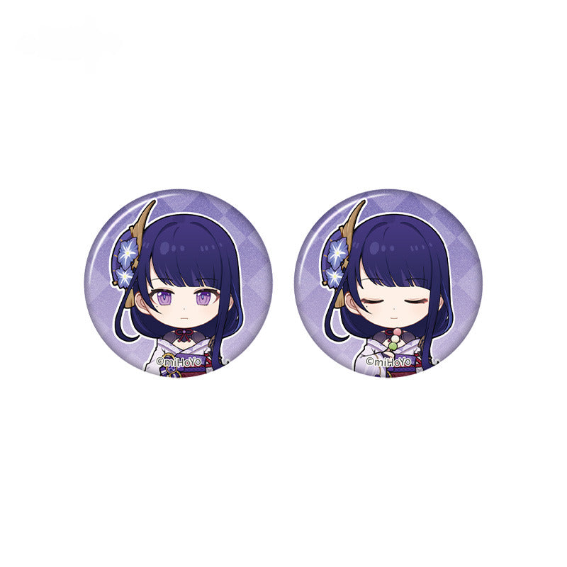 Genshin Impact Mini Badge Set Taking Pictures Recounting Good Times Series