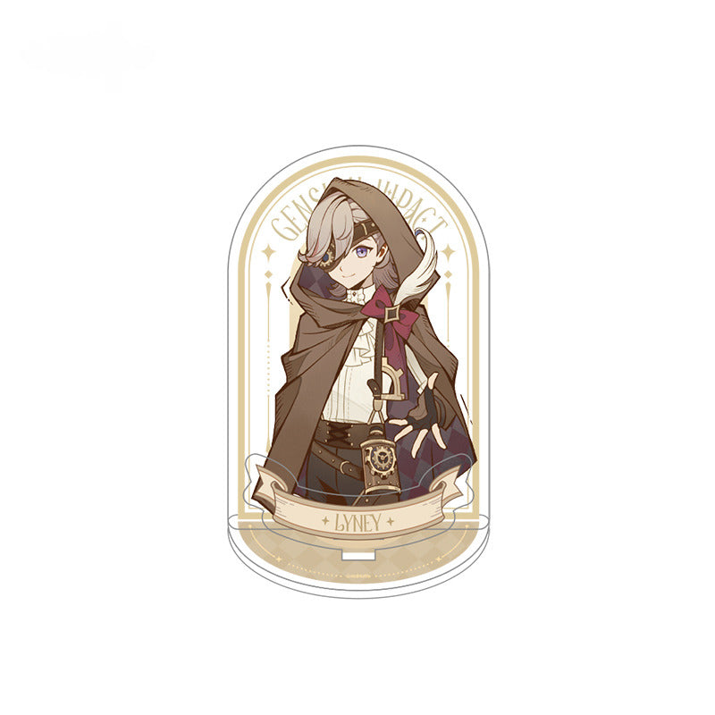 Genshin Impact Badge Standee Fridge Magnet Hunt the Shadow Series