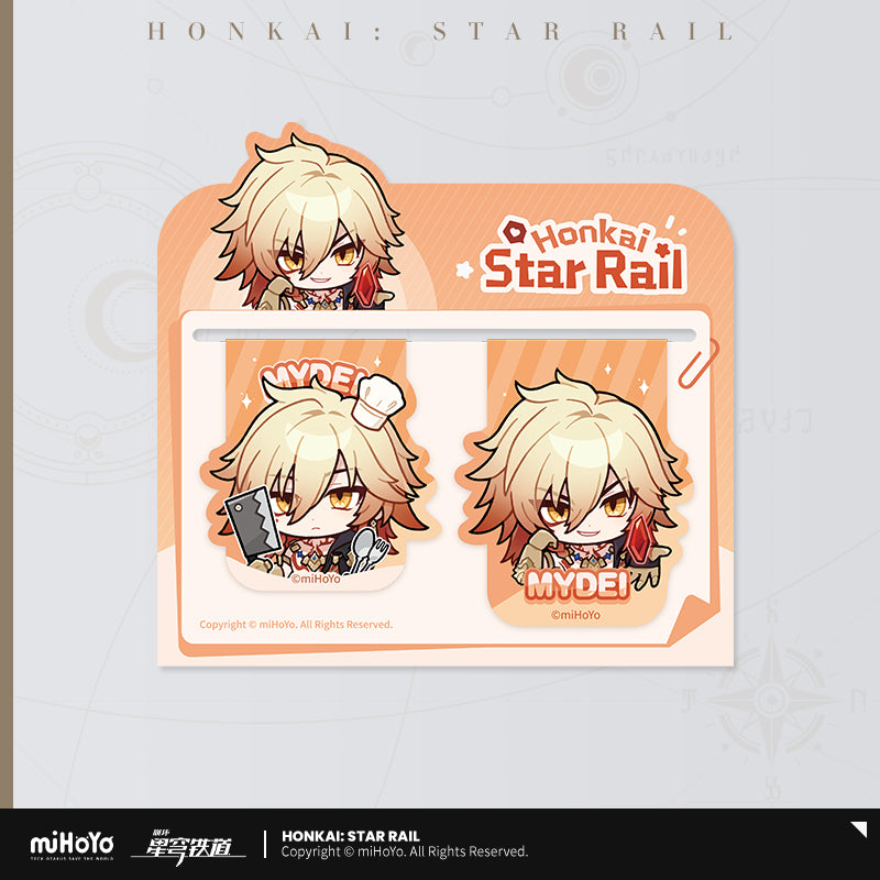 Honkai: Star Rail Soft Magnetic Bookmark Set Pom - Pom Exhibition Hall Series