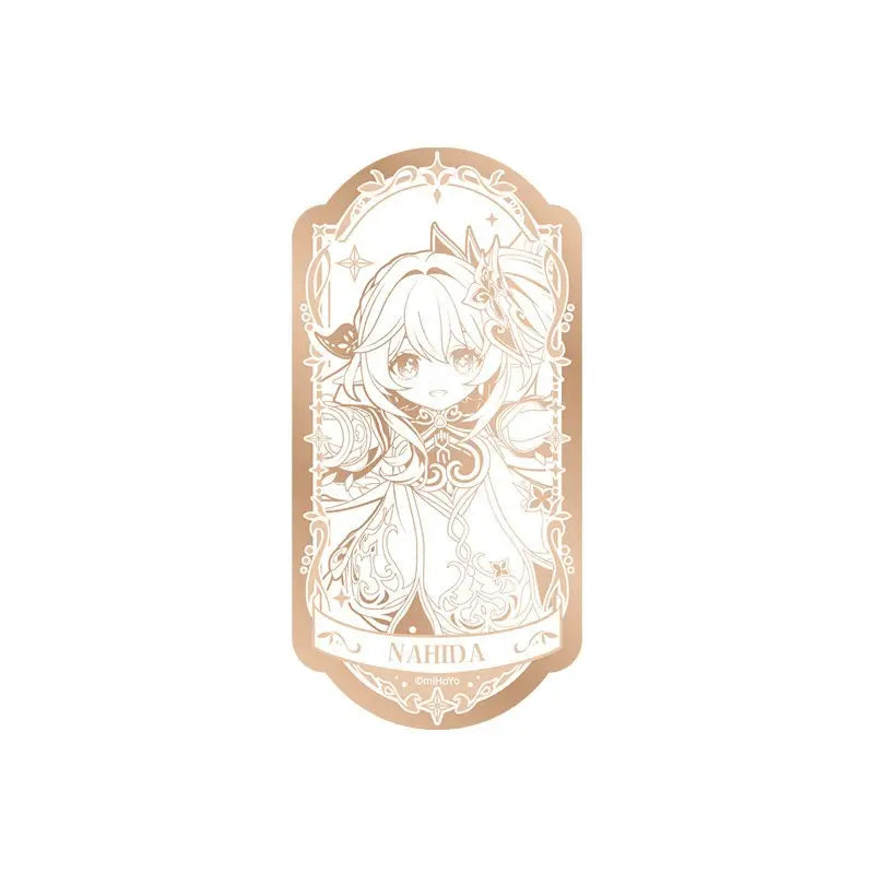 Genshin Impact 6th Anniversary Celebration Series Mirror Badge Standee Card