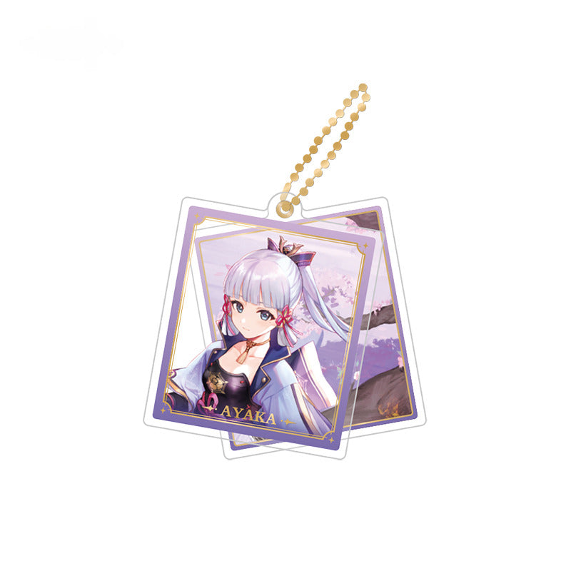 Genshin Impact Double Panel Acrylic Pendant