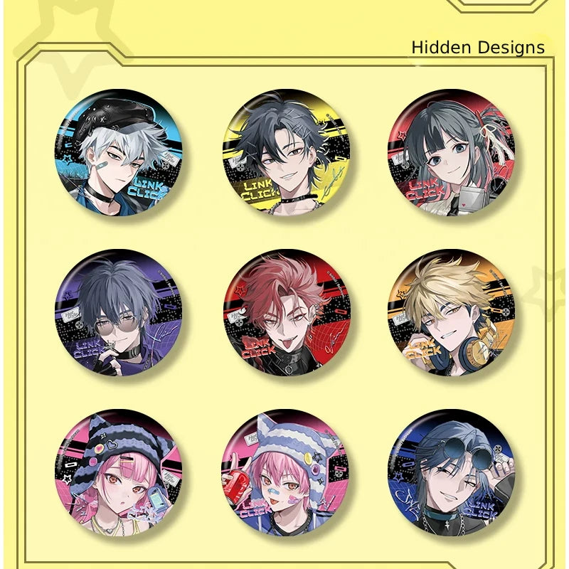 Link Click Millennial Moments Series Round Badge Blind Box
