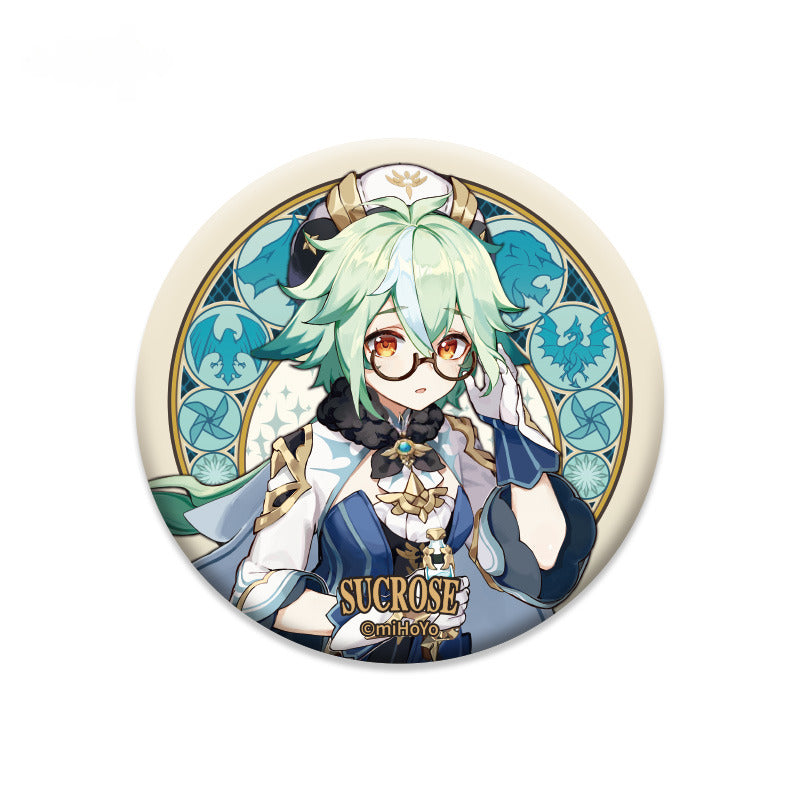 Genshin Impact Badge Mondstadt Theme