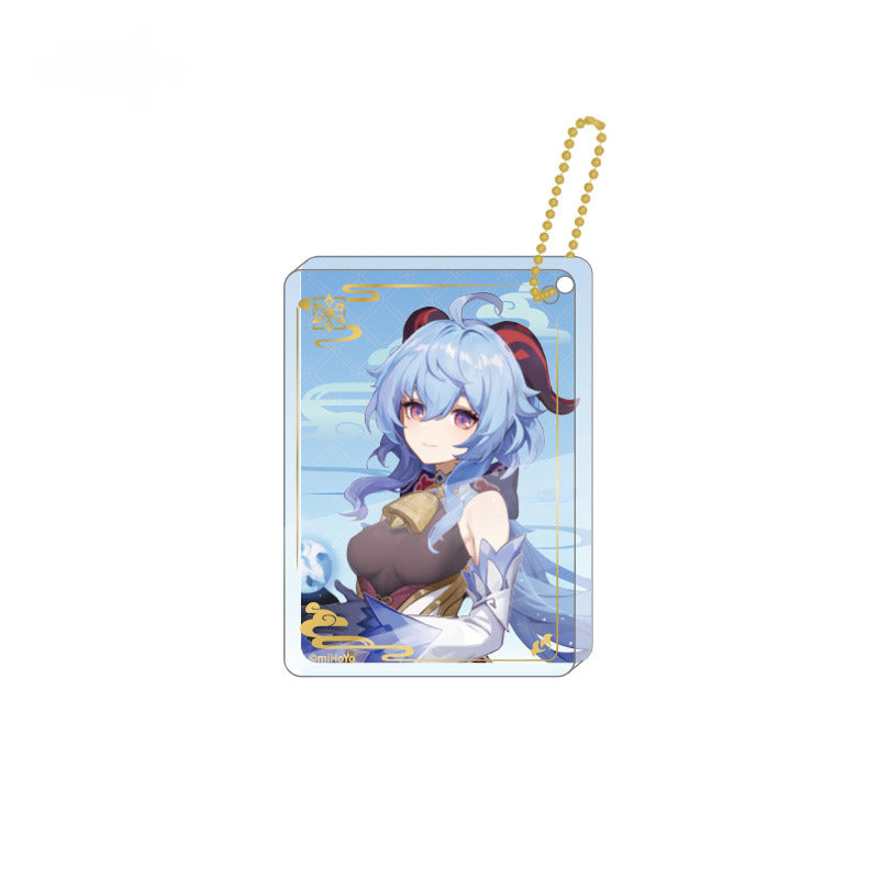 Genshin Impact Character Thick Acrylic Pendant