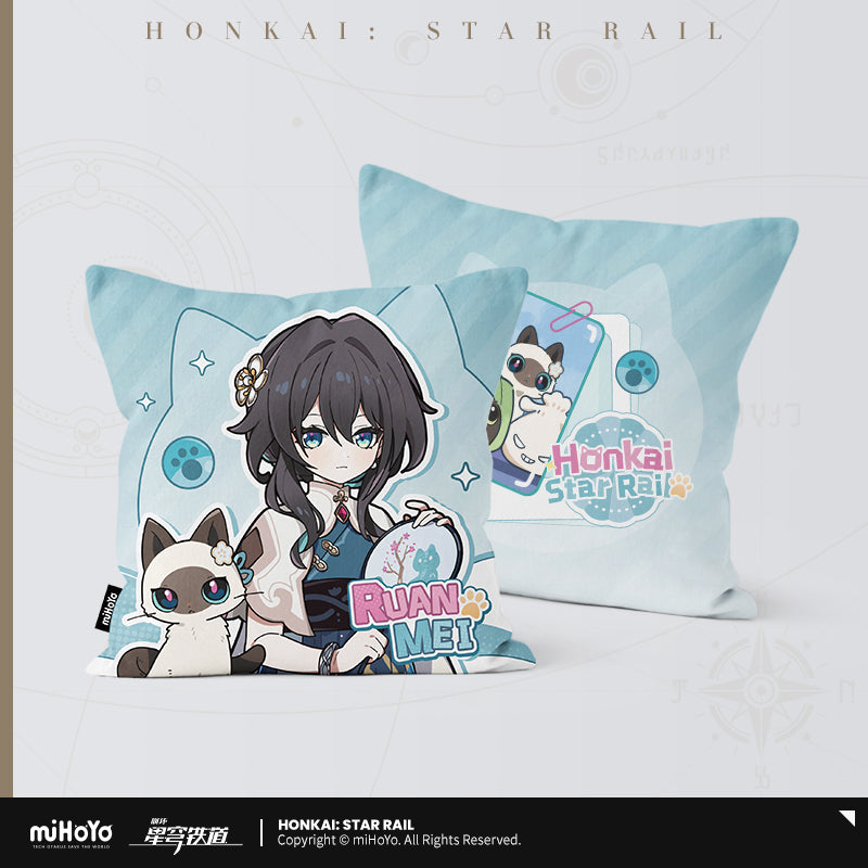 Honkai: Star Rail Square Pillow Little Kitten Series