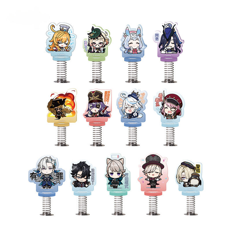 Genshin Impact Acrylic Bobblehead Standee Q Version Emoticon Series