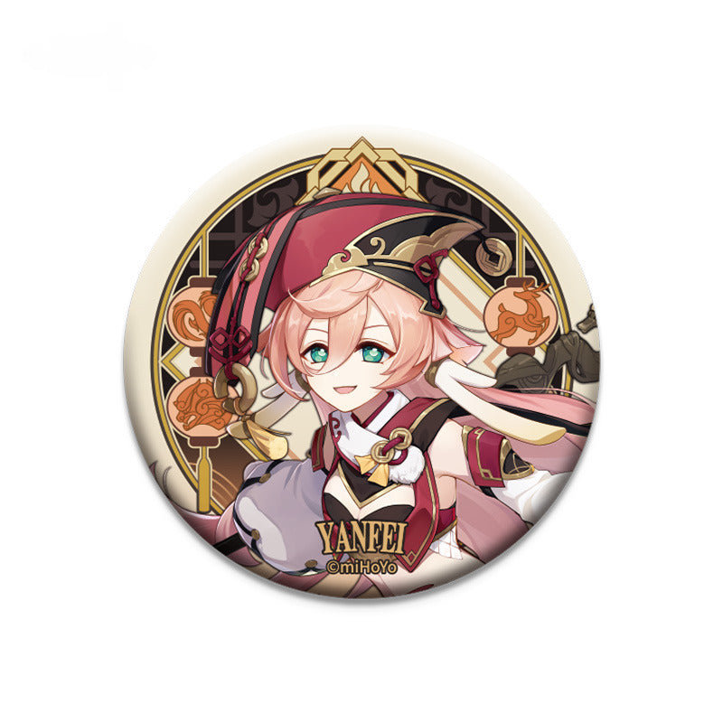 Genshin Impact Badge Liyue Harbor Theme