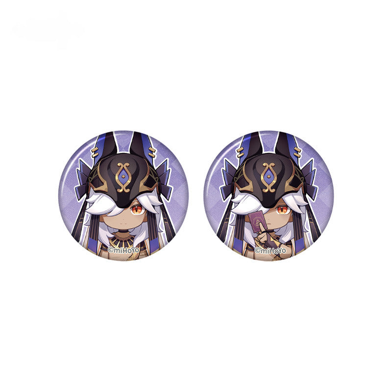 Genshin Impact Mini Badge Set Taking Pictures Recounting Good Times Series