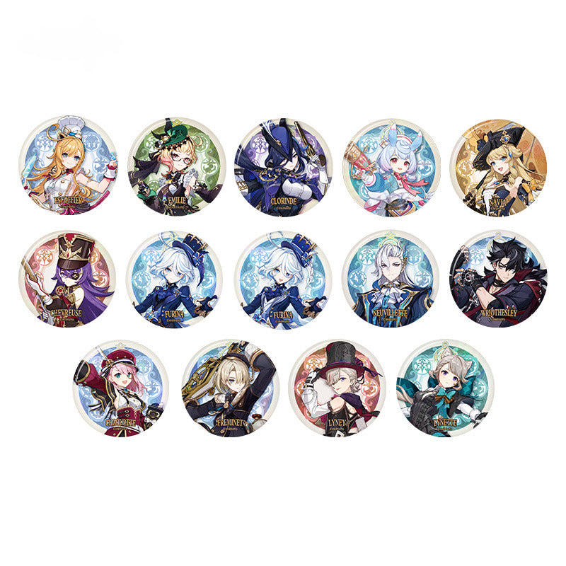 Genshin Impact Badge Fontaine Court Theme