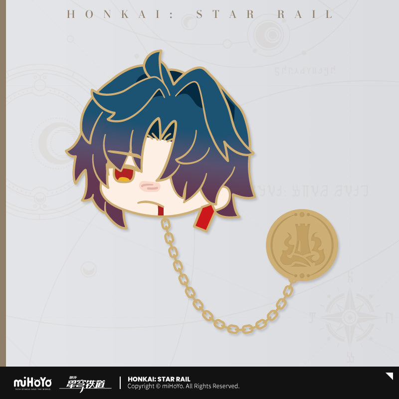 Honkai: Star Rail Metal Badge Pom - Pom Exhibition Hall Series