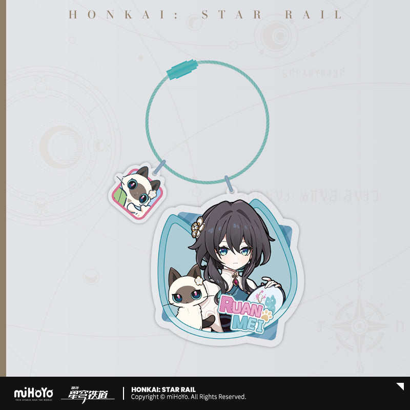 Honkai: Star Rail Acrylic Pendant Little Kitten Series