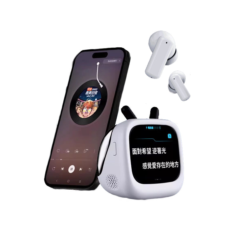先行販売 Bilibili Bluetooth ワイヤレス イヤホン LCD タッチ スクリーン イヤフォン 2024 ヘッドセット