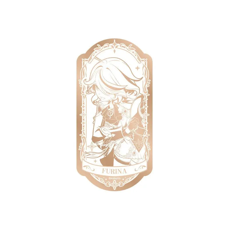 Genshin Impact 6th Anniversary Celebration Series Mirror Badge Standee Card