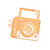 ZJSTV Keep Running Photo Card Camera Magnet