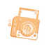 ZJSTV Keep Running Photo Card Camera Magnet