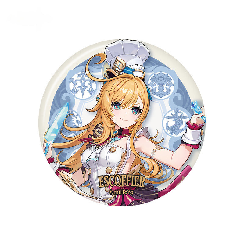 Genshin Impact Badge Fontaine Court Theme
