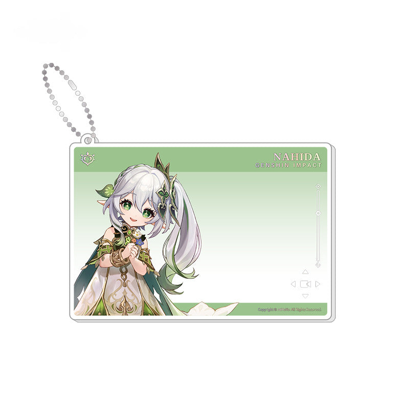 Genshin Impact Character Acrylic Group Photo Card Anniversary Celebration Series