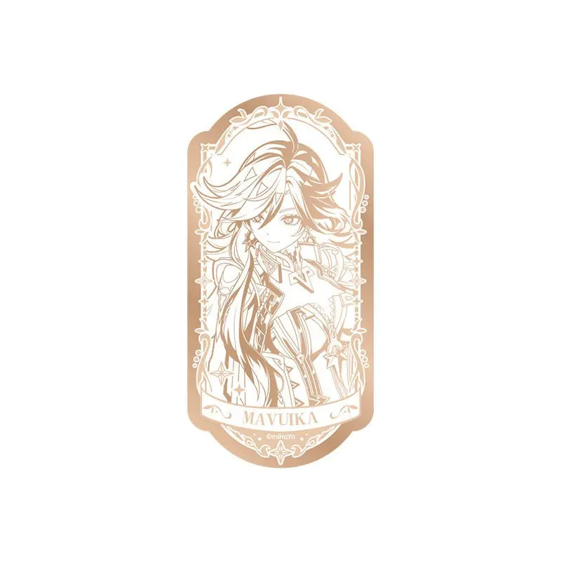Genshin Impact 6th Anniversary Celebration Series Mirror Badge Standee Card