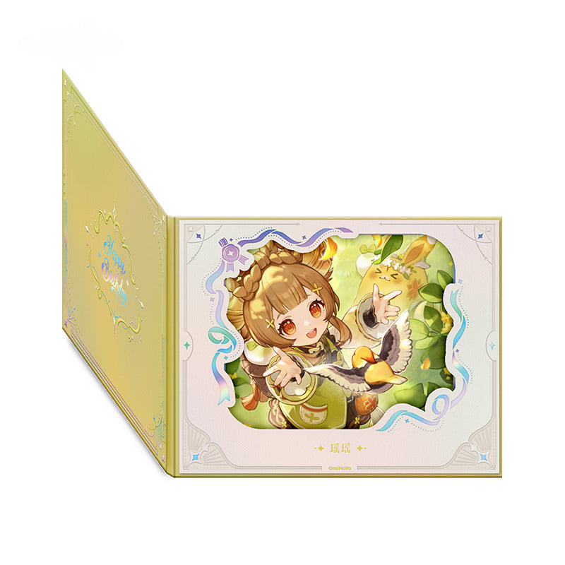 Pre-order Genshin Impact Flip Style Flower Window Colored Paper 2025 Day of Destiny Series