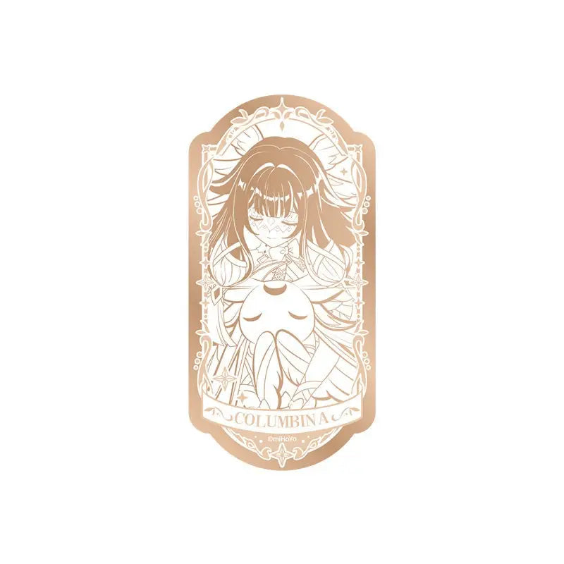 Genshin Impact 6th Anniversary Celebration Series Mirror Badge Standee Card
