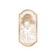 Genshin Impact 6th Anniversary Celebration Series Mirror Badge Standee Card