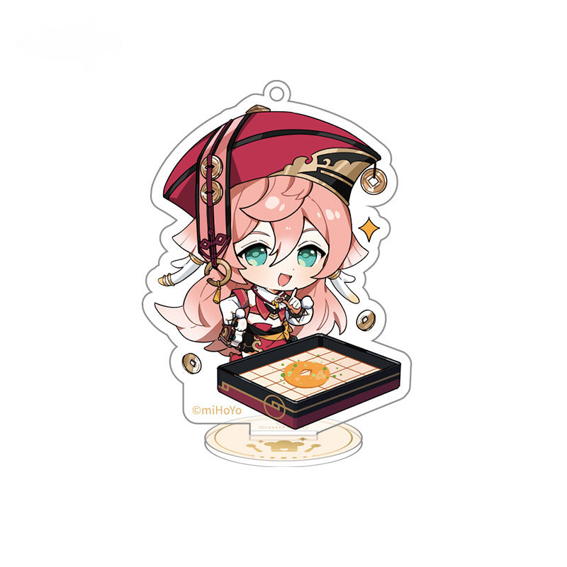Genshin Impact Character Acrylic Mini Standee Yummy Party Theme
