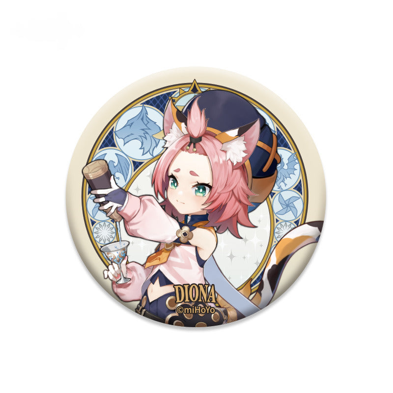 Genshin Impact Badge Mondstadt Theme