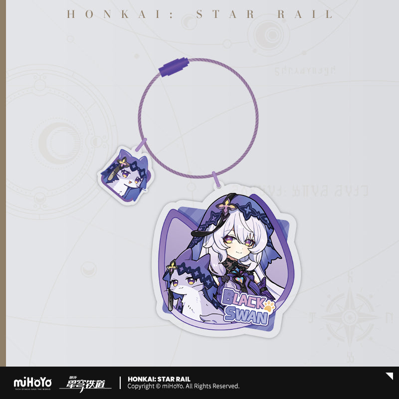 Honkai: Star Rail Acrylic Pendant Little Kitten Series