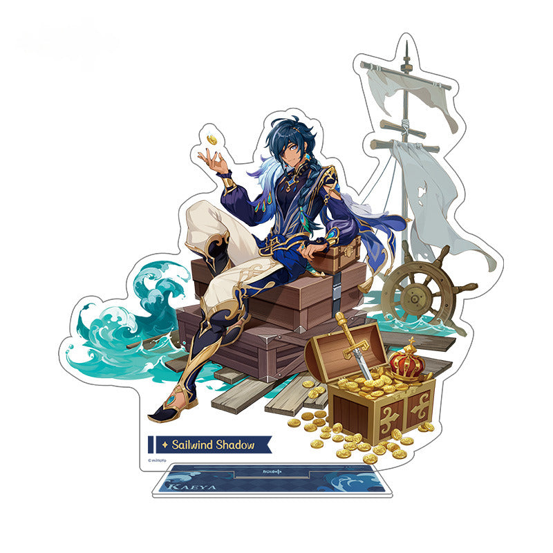 Genshin Impact Badge Standee Teyvat Style Series