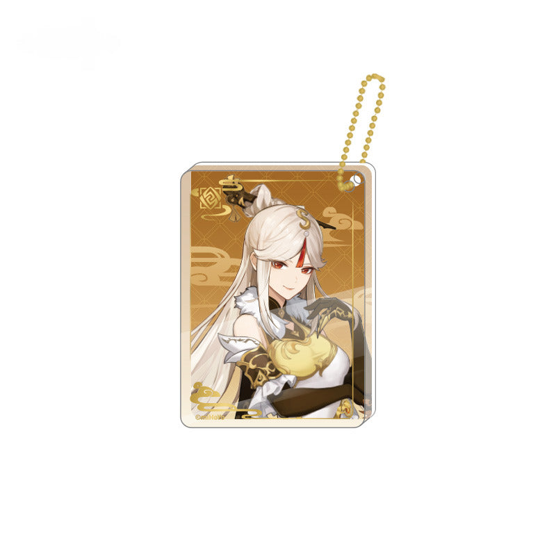 Genshin Impact Character Thick Acrylic Pendant