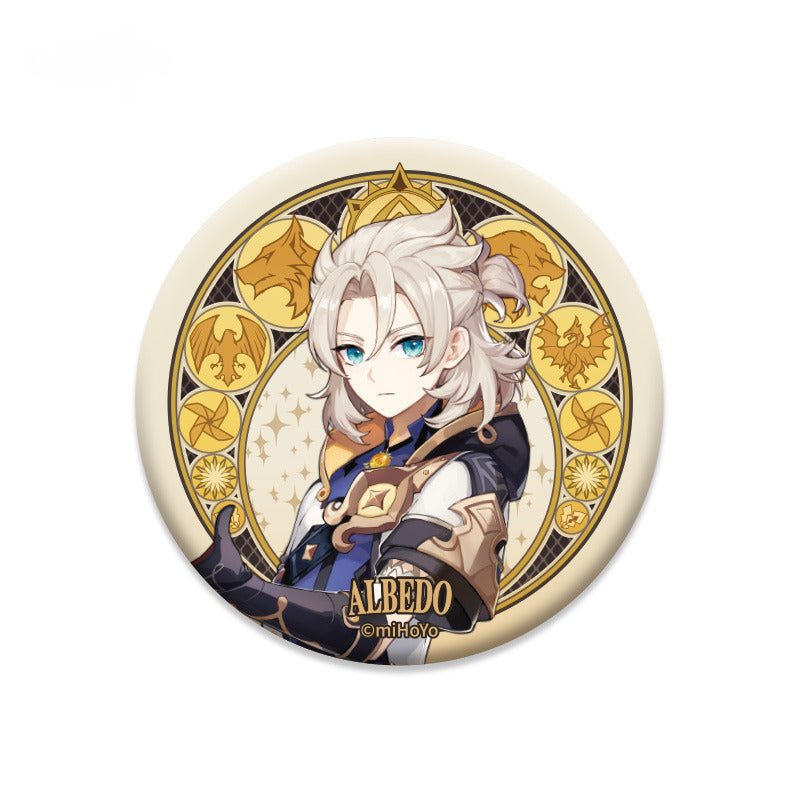 Genshin Impact Badge Mondstadt Theme