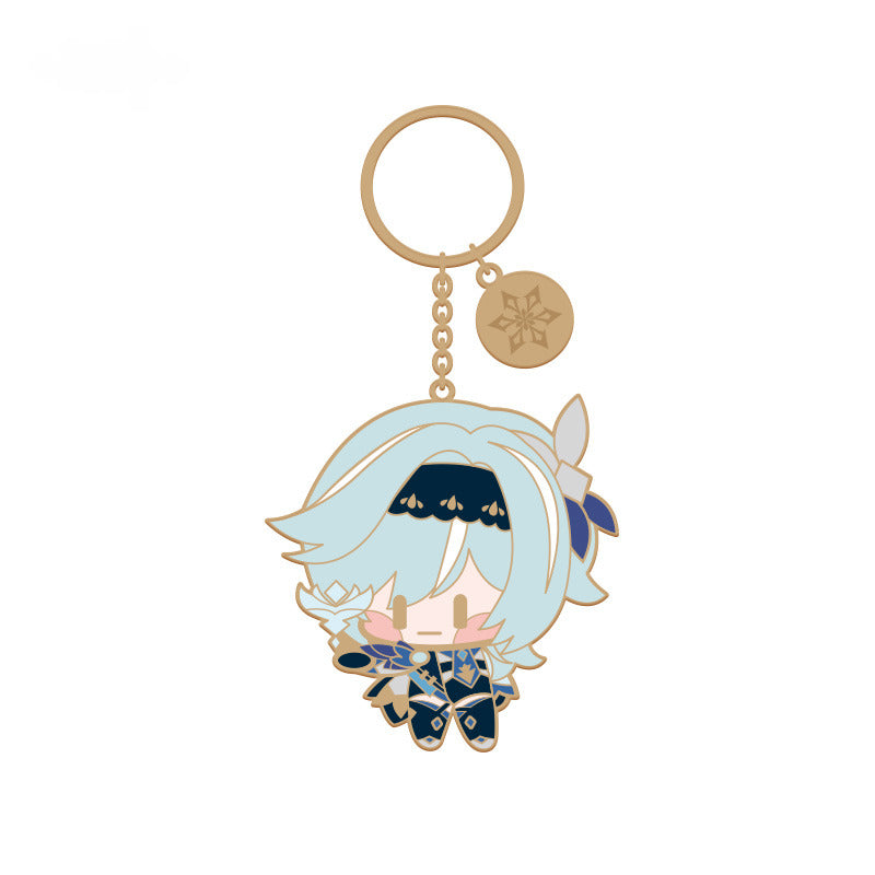 Genshin Impact Q Version Character Metal Pendant