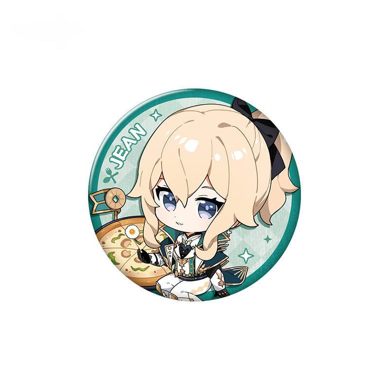 Genshin Impact Character Badge Yummy Party Theme