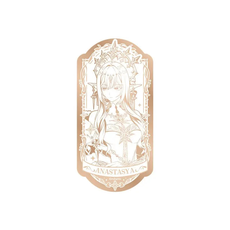 Genshin Impact 6th Anniversary Celebration Series Mirror Badge Standee Card