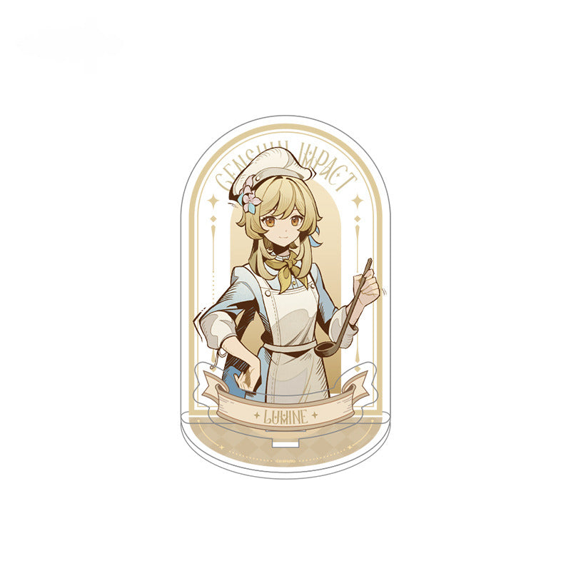 Genshin Impact Badge Standee Fridge Magnet Hunt the Shadow Series