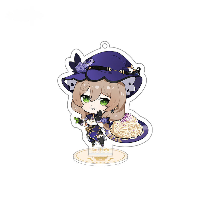 Genshin Impact Character Acrylic Mini Standee Yummy Party Theme