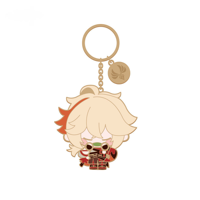 Genshin Impact Q Version Character Metal Pendant