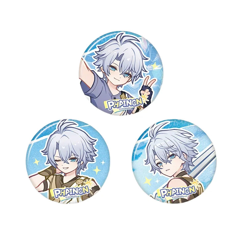 Honkai:Star Rail Phainon An Outlander Seeking the Dawn Series Tin Badge