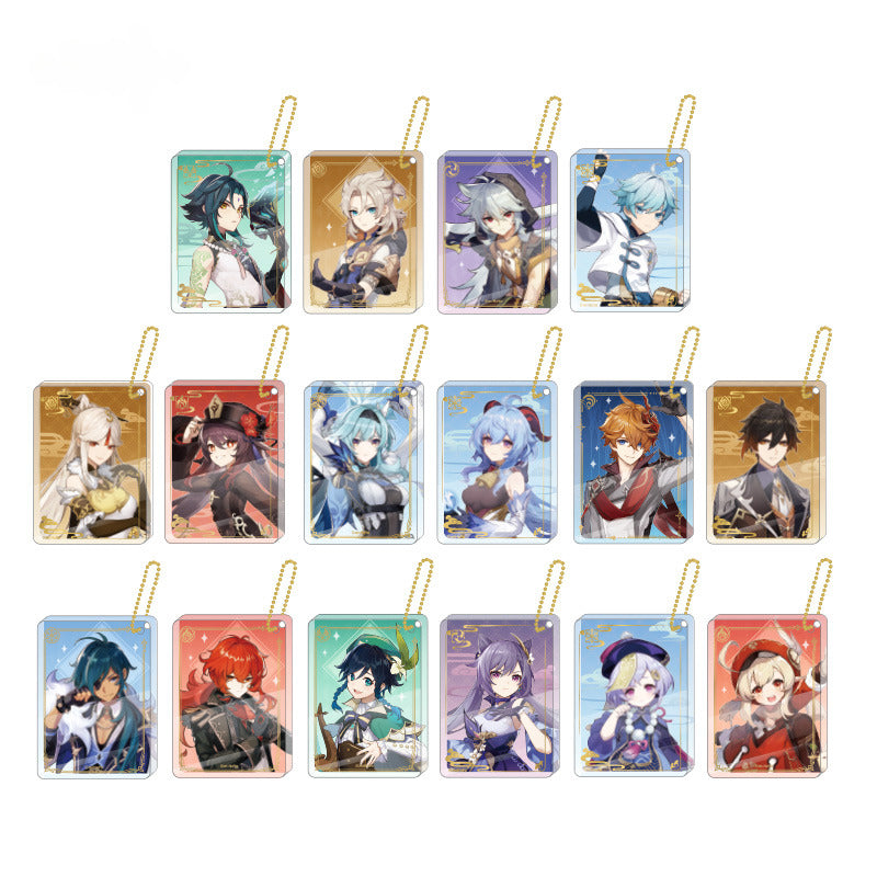 Genshin Impact Character Thick Acrylic Pendant